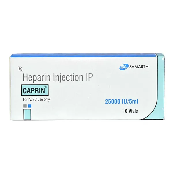 Caprin 25000IU (Heparin) Injection image 1