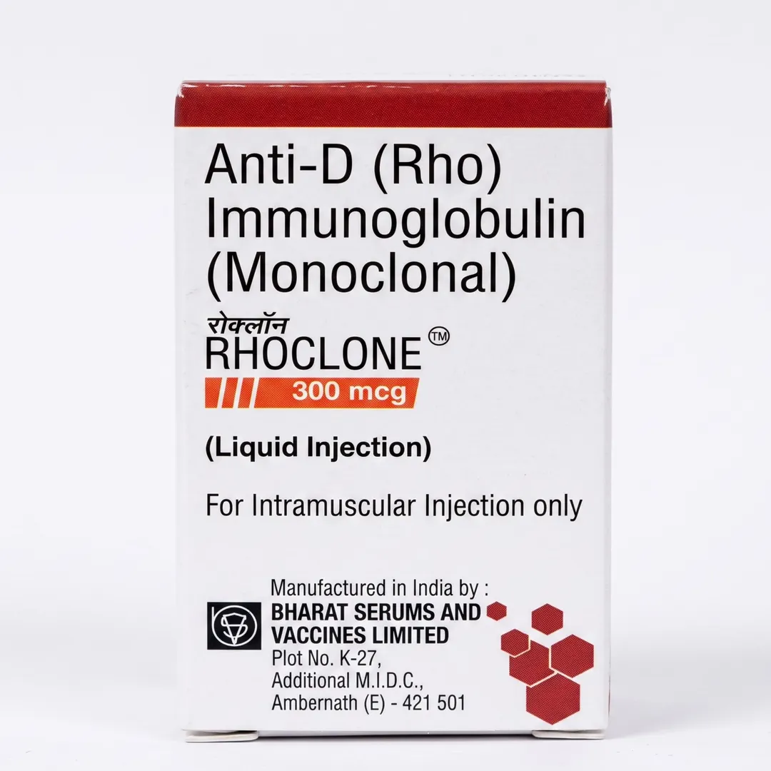 Anti-D 300 mcg Injection (Anti Rh D Immunoglobulin) Supply from India