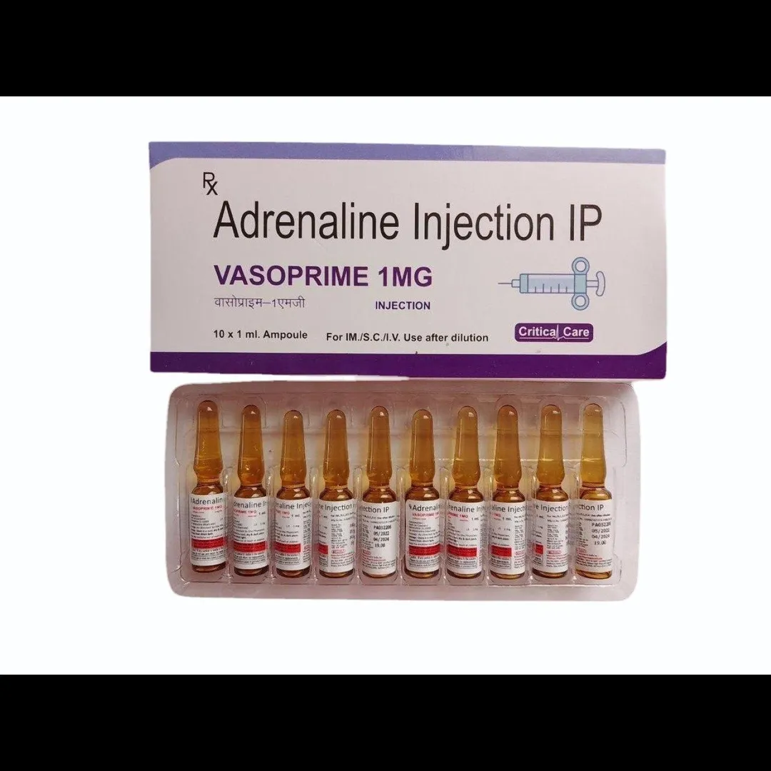 Adrenaline 1 mg/ml Injection Exporter from India | Fast Delivery Globally