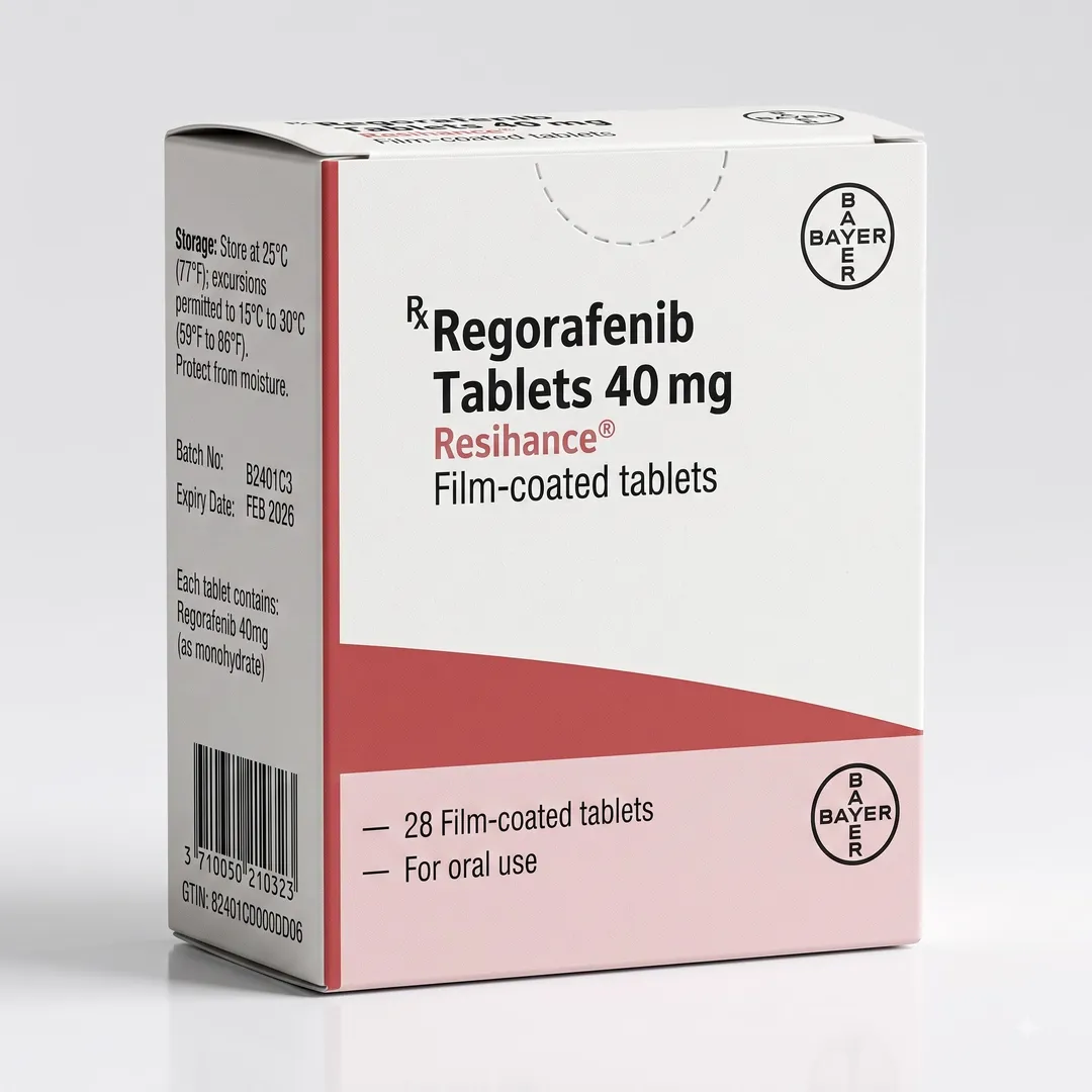 Regorafenib 40 mg Tablets Available in UAE, UK & South Africa | Cordium Pharmaceuticals Pvt Ltd