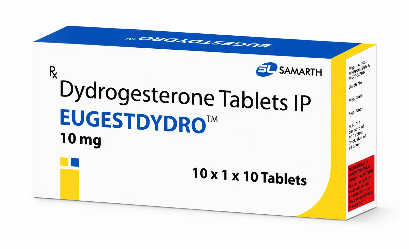 Dydrogesterone 10 mg tablet image 1