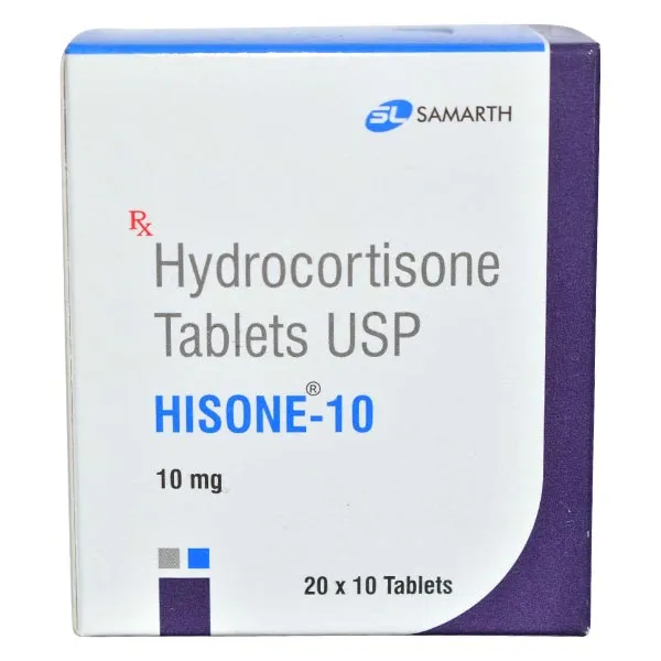 Hisone 10mg (Hydrocortisone) Tablet image 1