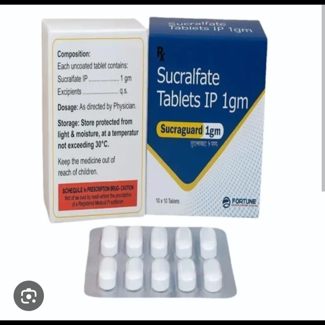 Sucralfate 1g Tablet β Premium Gastroprotective Medicine Exporter from India | Cordium Pharmaceutica