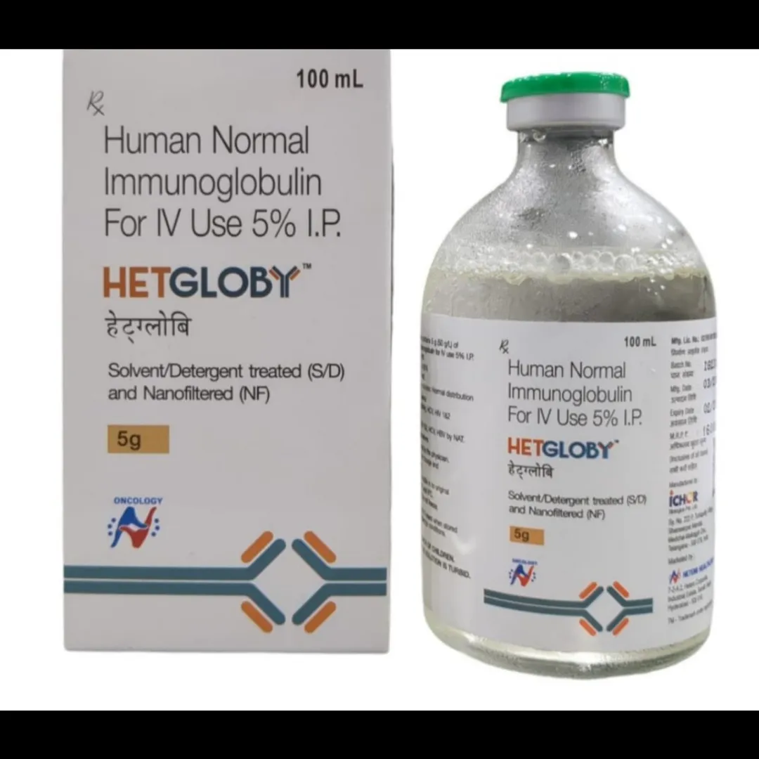 Hetgloby 5% Injection (Human Normal Immunoglobulin) Exporter in India – Fast Delivery Across UK