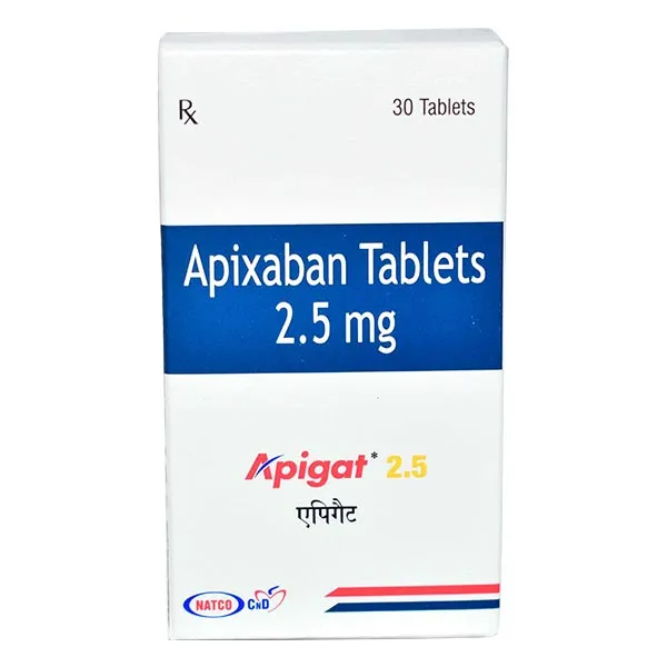Apiget 2.5mg (Apixaban) Tablet image 1