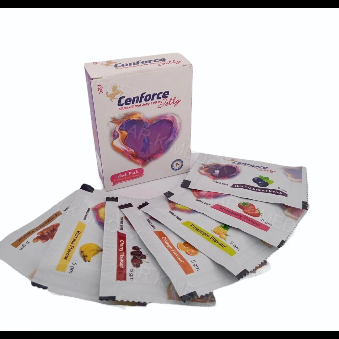 Sildenafil Citrate 100mg Jelly (Cenforce Jelly) – Fast Acting ED Treatment | Global Exporter
