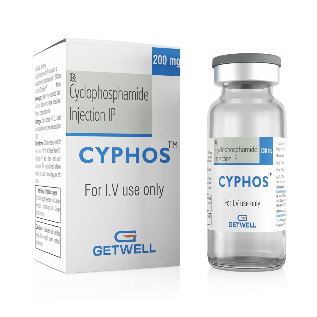 Cyclophosphamide 200 mg Injection Exporter from India | Fast Delivery Globally