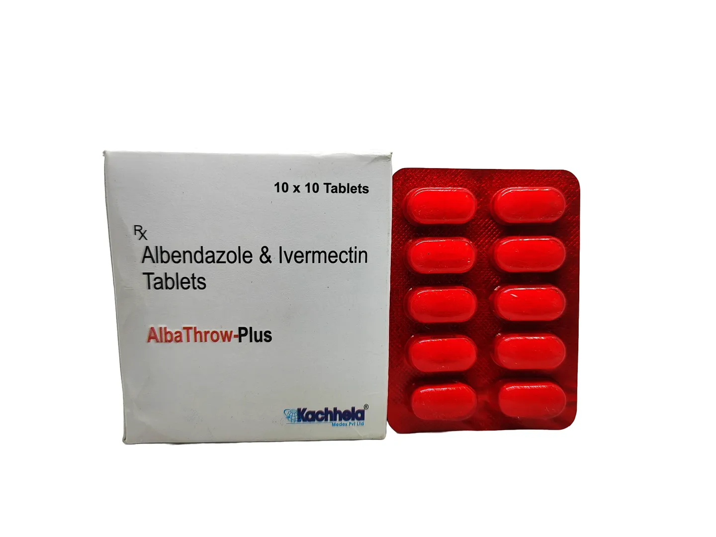 Alba Throw-Plus (Albendazole & Ivermectin) Tablet image 1