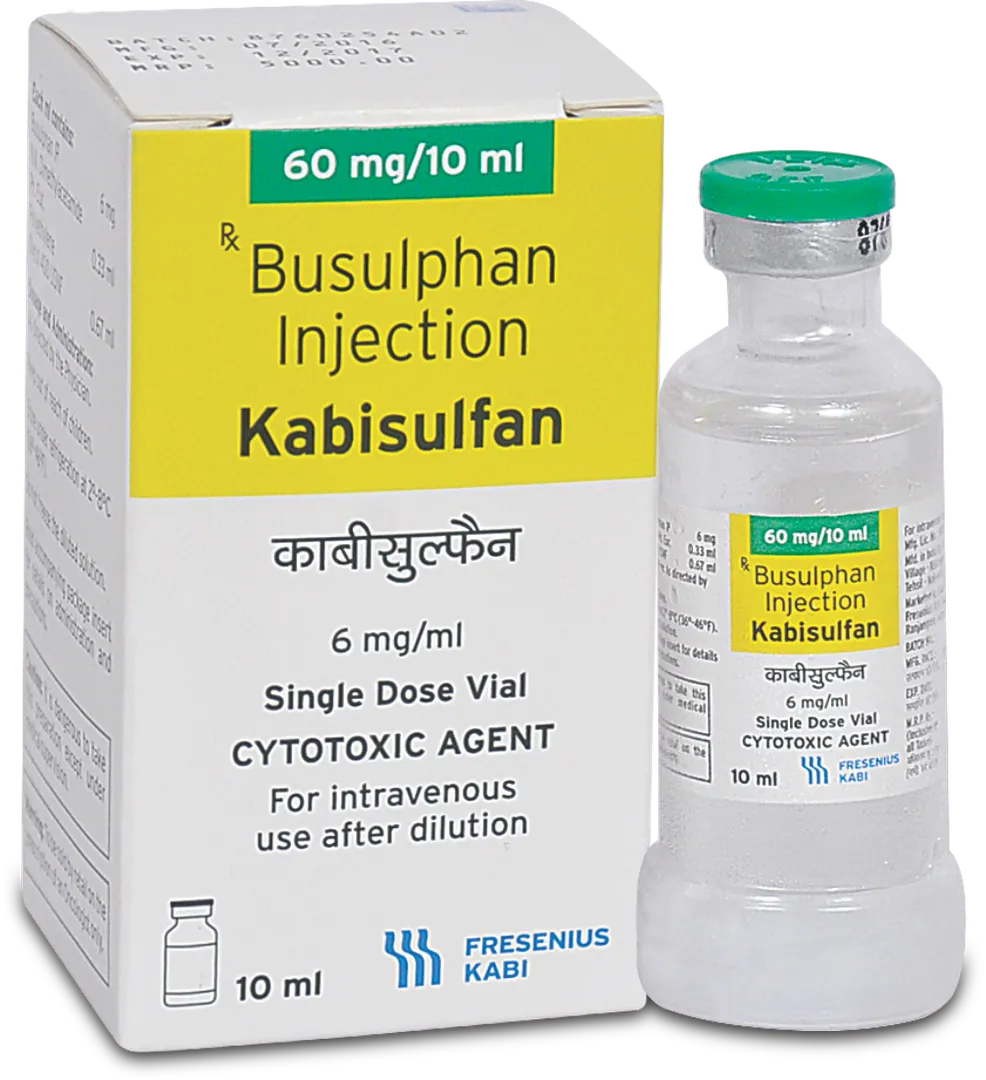Busulfan 60mg Injection – Trusted Global Supplier from India | Cordium Pharmaceuticals Pvt Ltd image 1