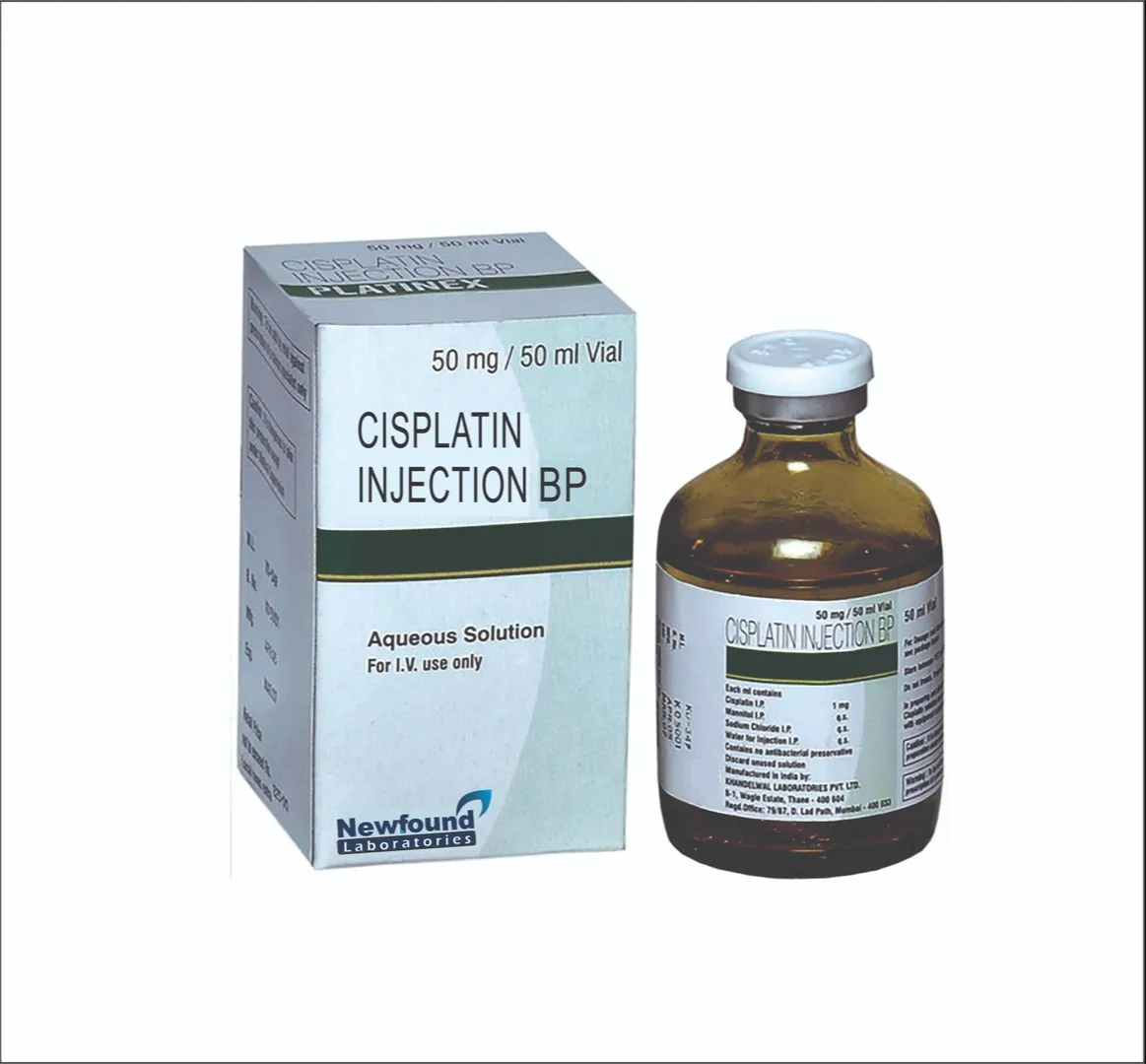 Cisplatin 50mg Injection Exporter in India | Cordium Pharmaceuticals Pvt Ltd image 1