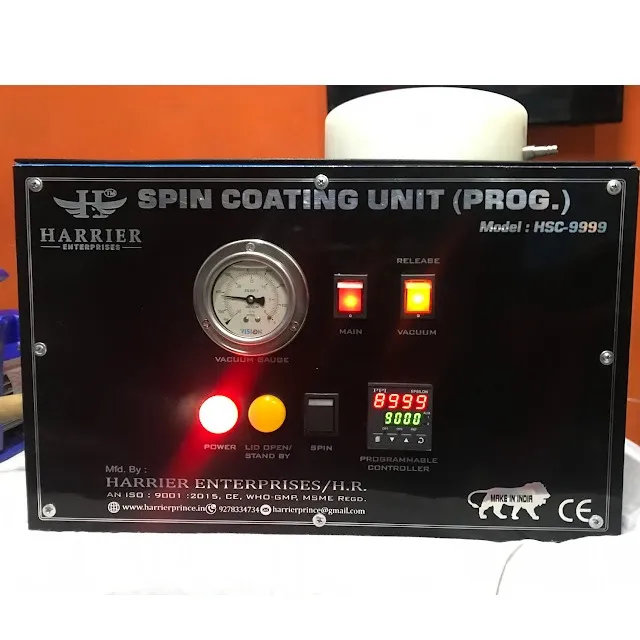 PROGRAMMABLE SPIN COATING UNIT:-
Make: HE (NSIC Re...