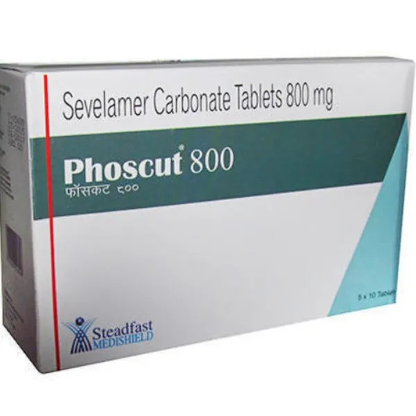 Phoscut 800 mg (Sevelamer) Tablet Best Price in UAE, UK, South Africa, Singapore, Australia, Canada