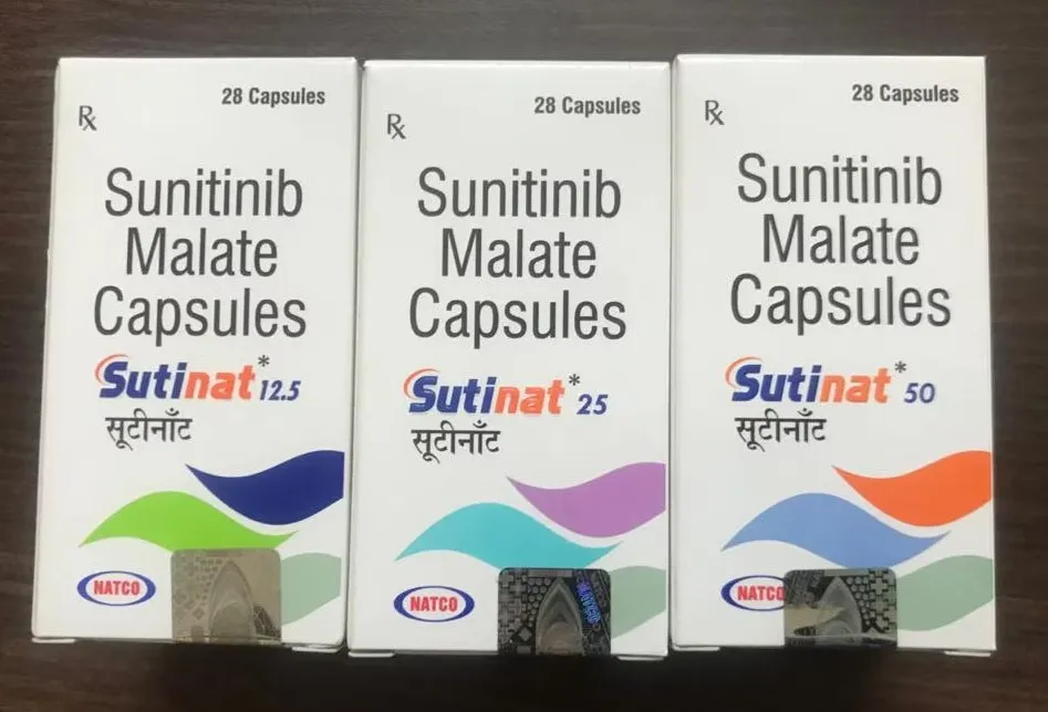 Sunitinib Malate 12.5mg / 25mg / 50mg Capsules ā Global Supply by Cordium Pharmaceuticals Pvt Ltd