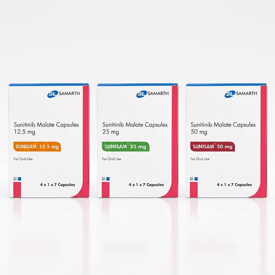 Sunisam Capsules 12.5mg, 25mg & 50mg Export to South Africa from India