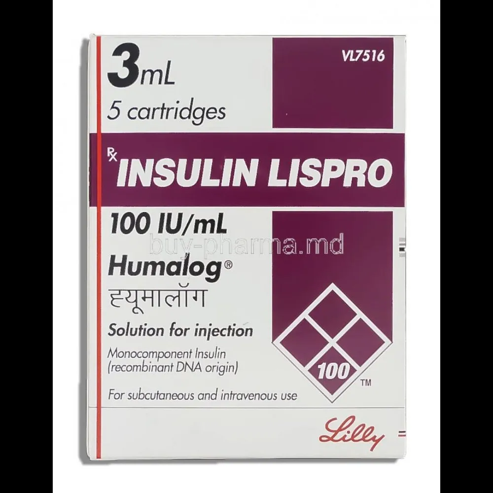 Insulin Lispro 100 IU Injection Exporter from India | Fast Delivery Globally