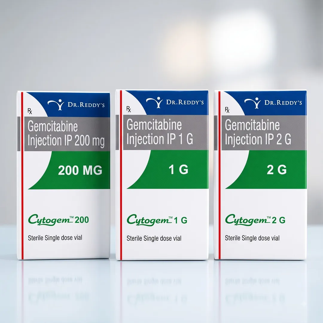 Gemcitabine Injection 200mg/1g/2g Export from India | Cordium Pharmaceuticals Pvt Ltd