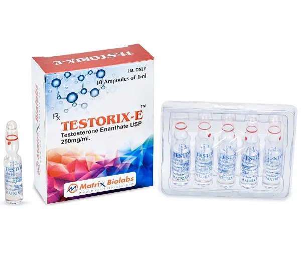 Testorix - E (Testosterone Enathate 250 mg/ml) Injection image 1