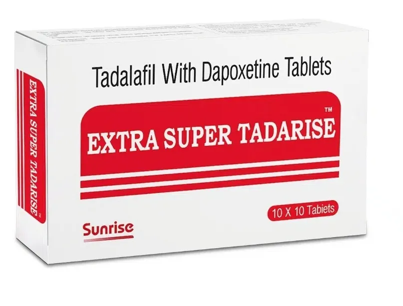 Extra Super Tadarise Tablets (Tadalafil + Dapoxetine) | ED & Premature Ejaculation Treatment |