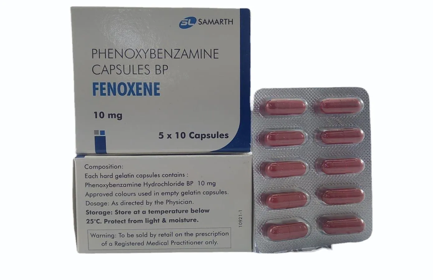 Phenoxybenzamine 10mg Capsules Supplier & Exporter from India | Cordium Pharmaceuticals Pvt Ltd