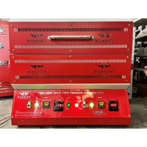 High Temp. Two Zone Tube Furnace:-
Make: HE (NSIC ...