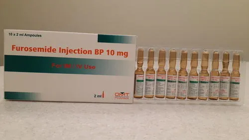 Frusemide Injection 2ml Amp 10 mg/ml (1x10 Ampoule) Exporter from India | Fast Delivery to USA, UK, UAE, Canada & South Africa image 1