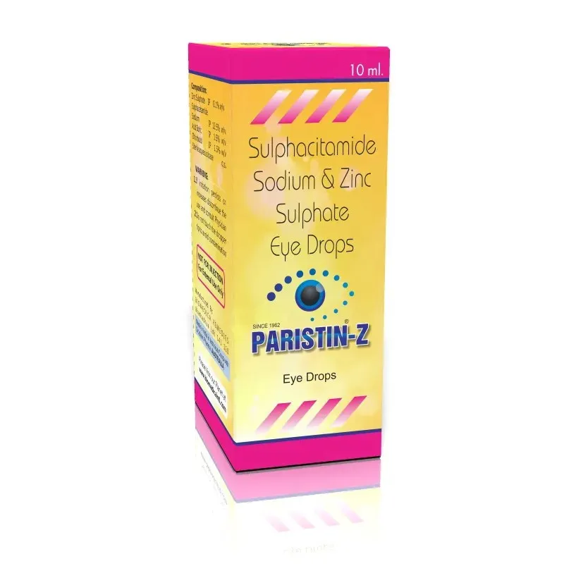 Paristin-Z (Sulphacitamide & Zinc Sulphate) Eye Drops image 1