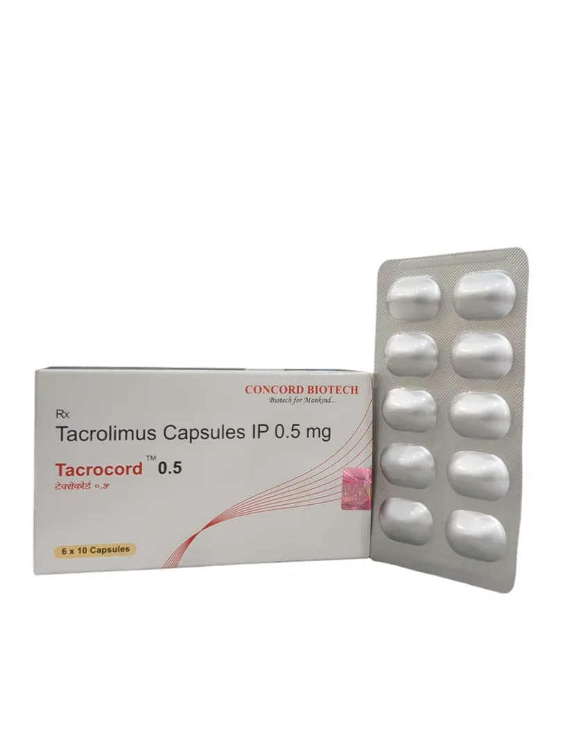 Tacrocord 0.5mg (Tacrolimus) Tablet image 1