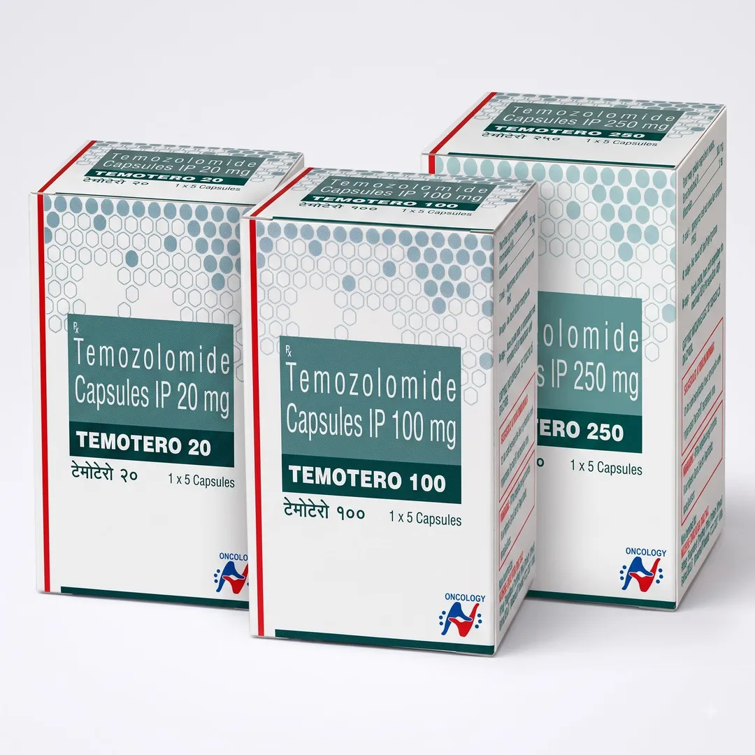 Temotero Capsules 20mg/100mg/250mg Supplier, Distributors and Exporter from India to UAE
