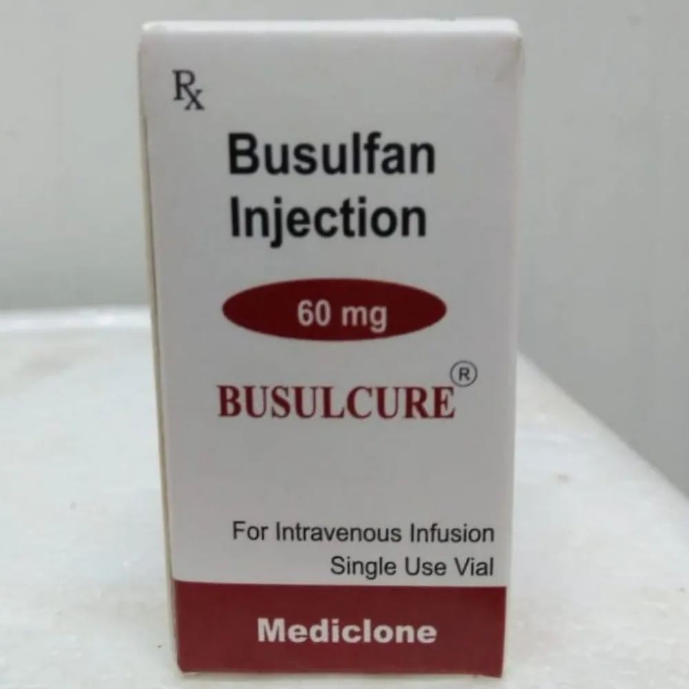 Busulfan 60mg Injection Exporter & Global Supplier | Oncology Medicine Manufacturer from India