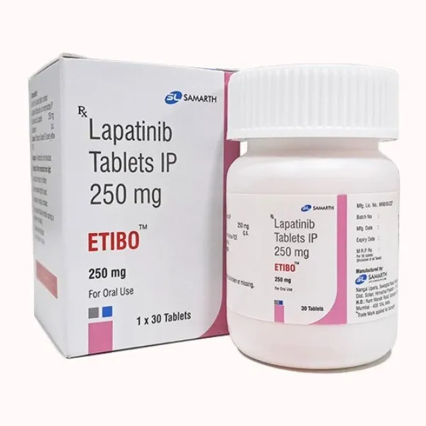 ETIBO 250 mg Tablets (Lapatinib) Price in USA, UK, UAE, South Africa, Singapore, Canada & Australia