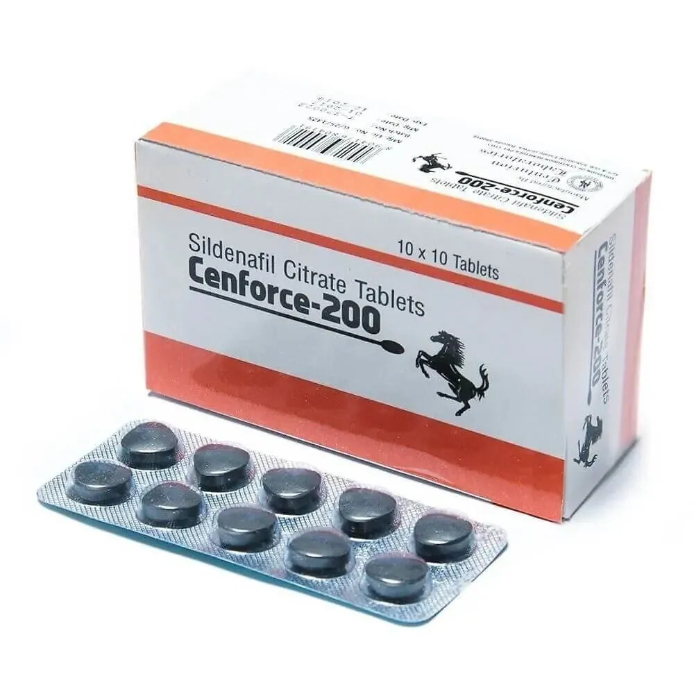 Cenforce 200 mg Tablet – Powerful ED Treatment | Sildenafil Citrate Exporter India | Global Delivery