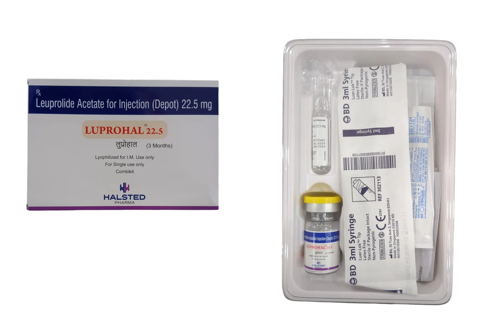 Luprohal 22.5mg (Leuprolide Acetate) Injection image 1