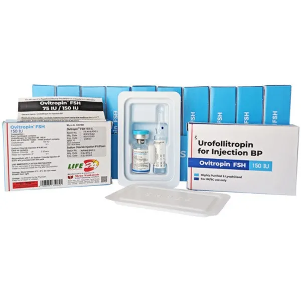 Ovitropin 150 (Urofollitropin 150 IU) Injection ā Premium Fertility Solution by Cordium Pharma India