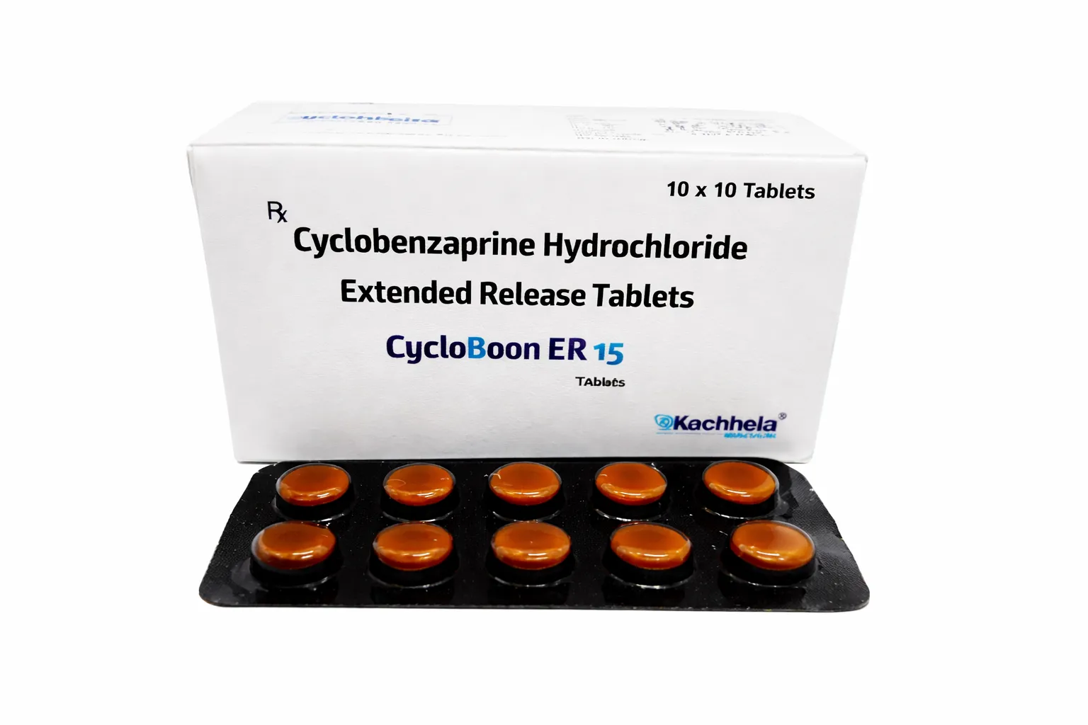 Cycloboon ER 15MG Tablet (Cyclobenzaprine Hydrochloride) Exporter & Bulk Supplier in Washington London, UK Canberra, Australia Riyadh, Saudi Arabia Bangkok, Thailand Kingston, Jamaica Singapore from India – Ernest Impex image 1