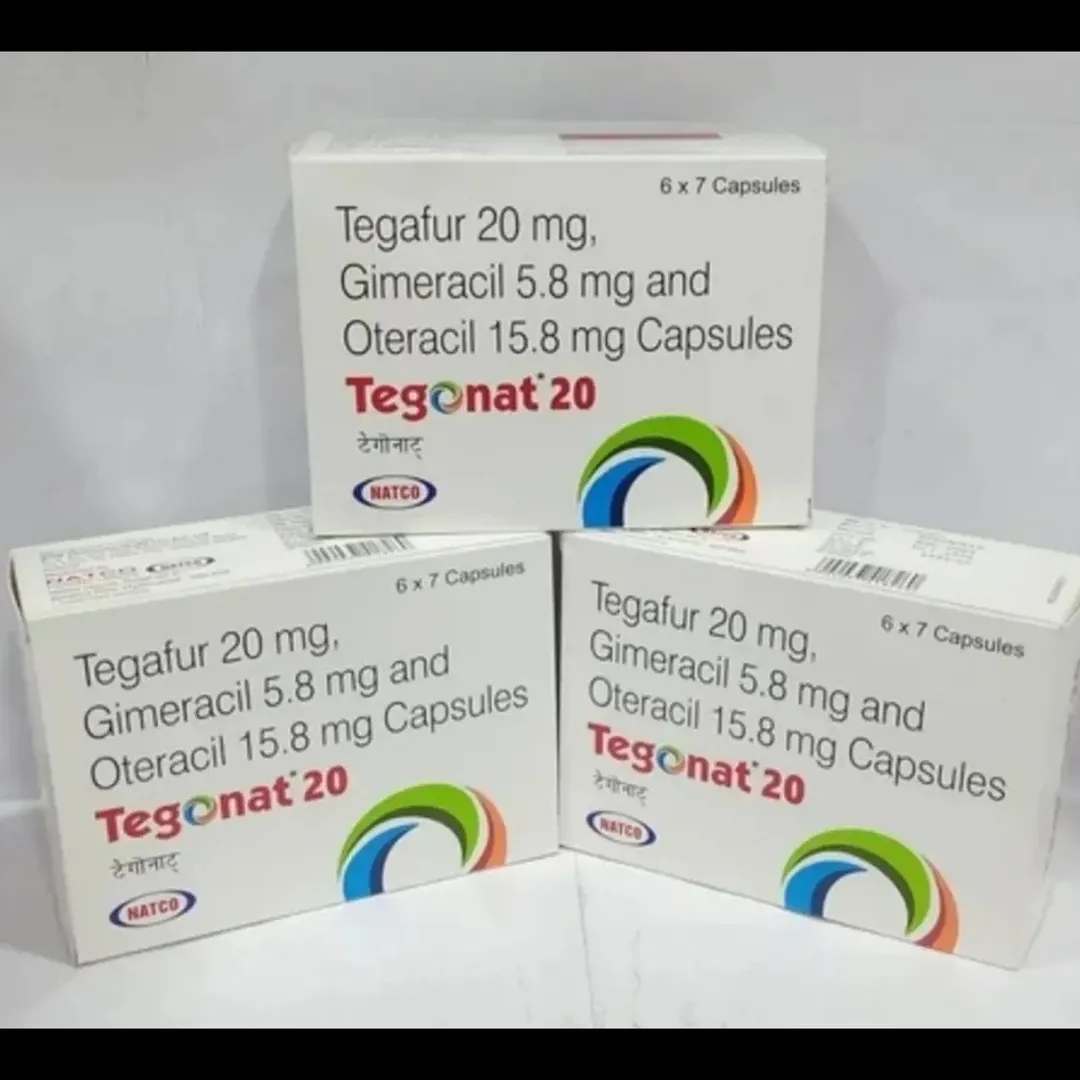 Tegafur + Gimeracil + Oteracil 15mg/20mg Capsules Exporter from India | Cordium Pharmaceuticals