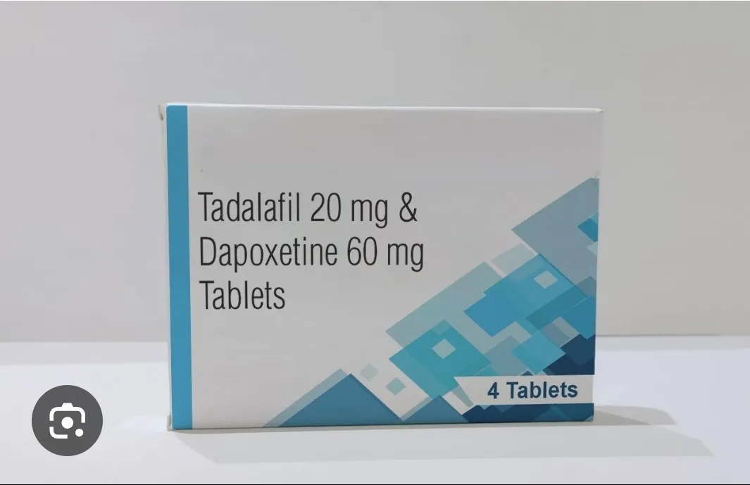 Tadalafil 20mg + Dapoxetine 60mg Tablets – Effective Dual Treatment for Erectile Dysfunction & Prema