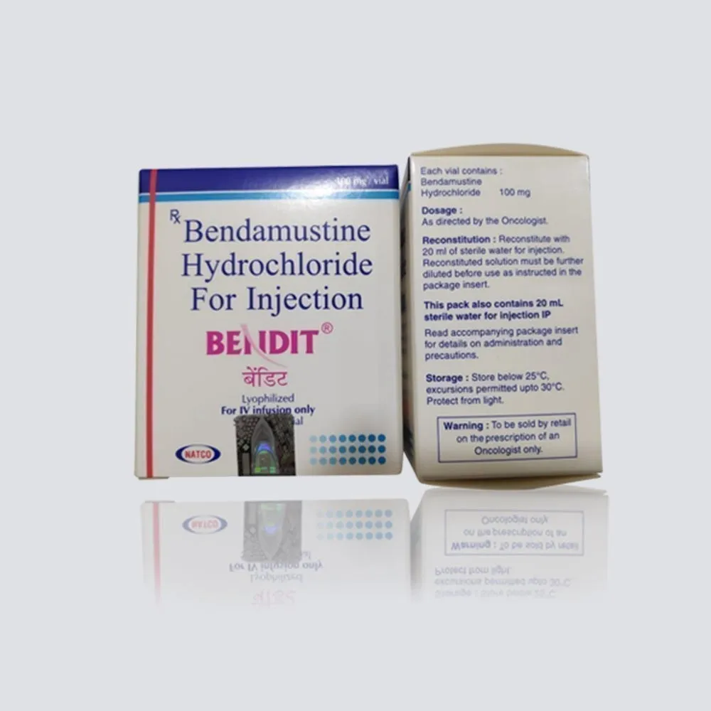 Bendamustine 100mg Injection Exporter India | Buy Bendamustine for Cancer Treatment | Cordium Pharma