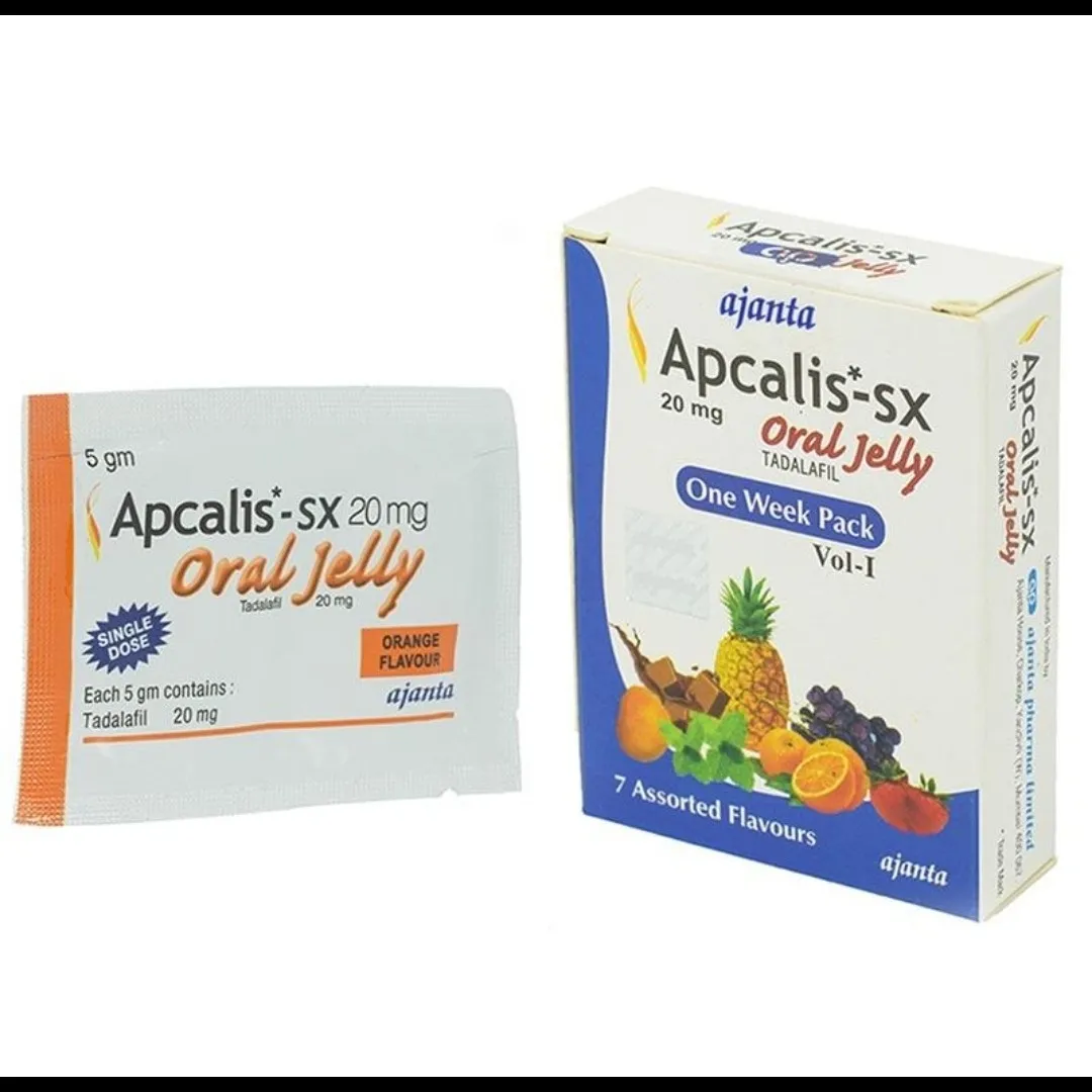 Apcalis-SX Oral Jelly | Tadalafil 20mg Oral Gel for Men’s Health & Erectile Dysfunction Support