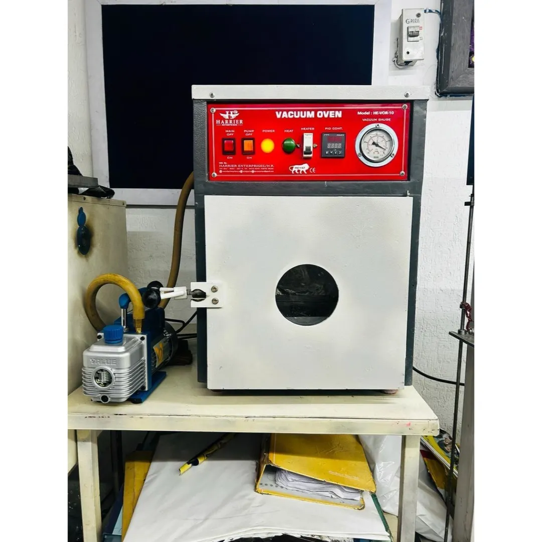 VACUUM DRYING OVEN:
Make: HE (NSIC REGD, ISO 9001...