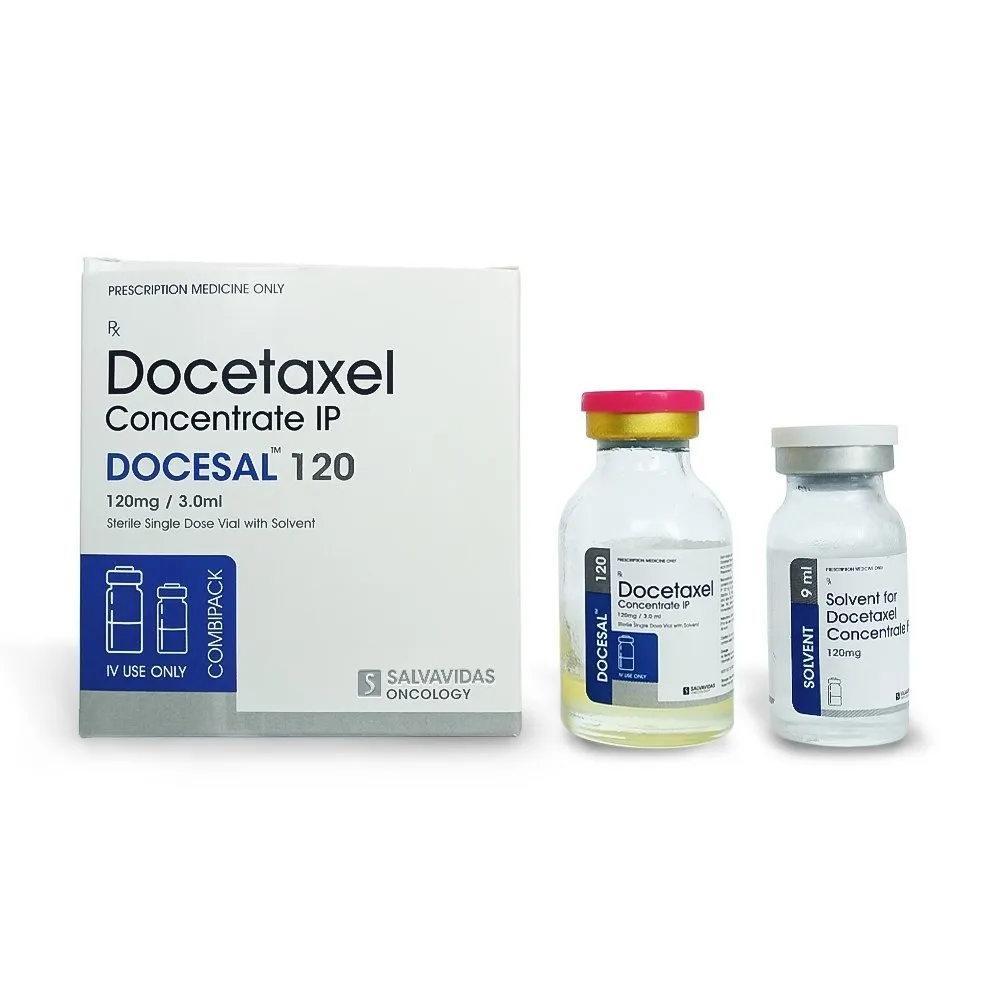 Docetaxel 20 mg / 80 mg / 120 mg Injection Exporter from India | Fast Delivery Globally