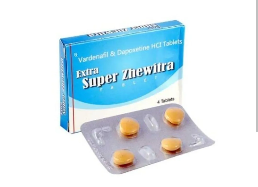 Extra Super Zhewitra Tablet (Vardenafil + Dapoxetine HCl) Exporter & Global Supplier from India