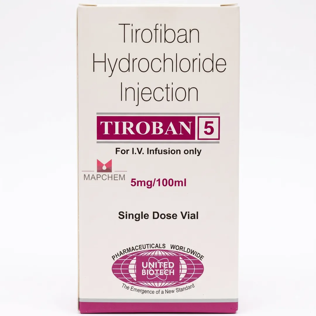 Tirofiban Injection 5 mg – Supplier & Exporter from India image 1