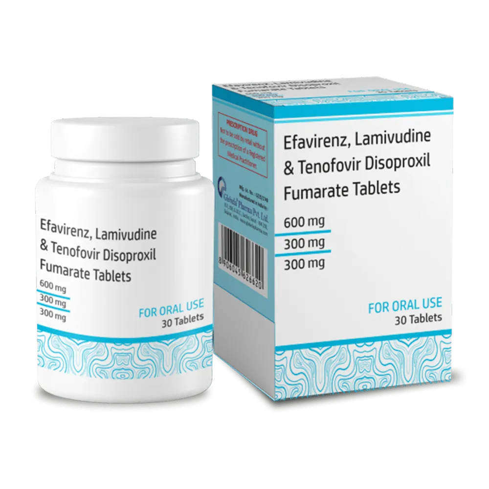 Tenofovir + Lamivudine + Efavirenz Tablets: Trusted HIV Treatment by Cordium Pharmaceuticals Pvt Ltd