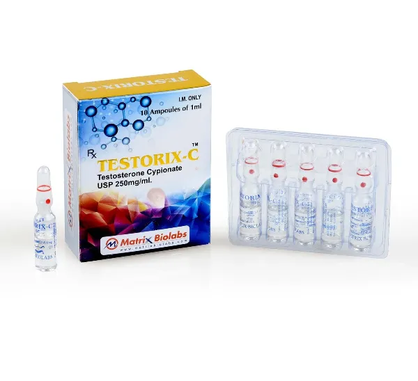 Testorix - C (Testosterone Cypionate 250 mg/ml) Injection image 1
