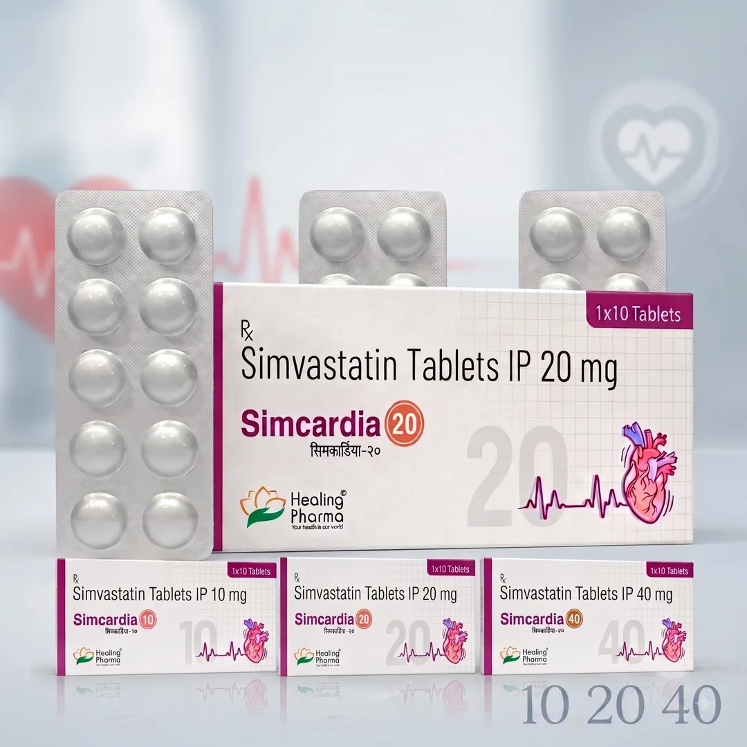 Simvastatin Tablets IP 10mg ,20mg and 40mg – Benefits, Uses, Dosage & Side Effects image 1