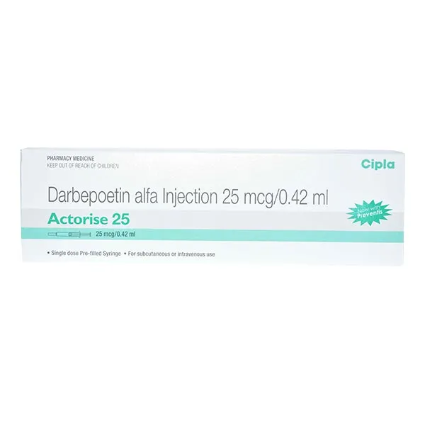 Actorise 25mg (Darbepoetin alfa) Injection image 1
