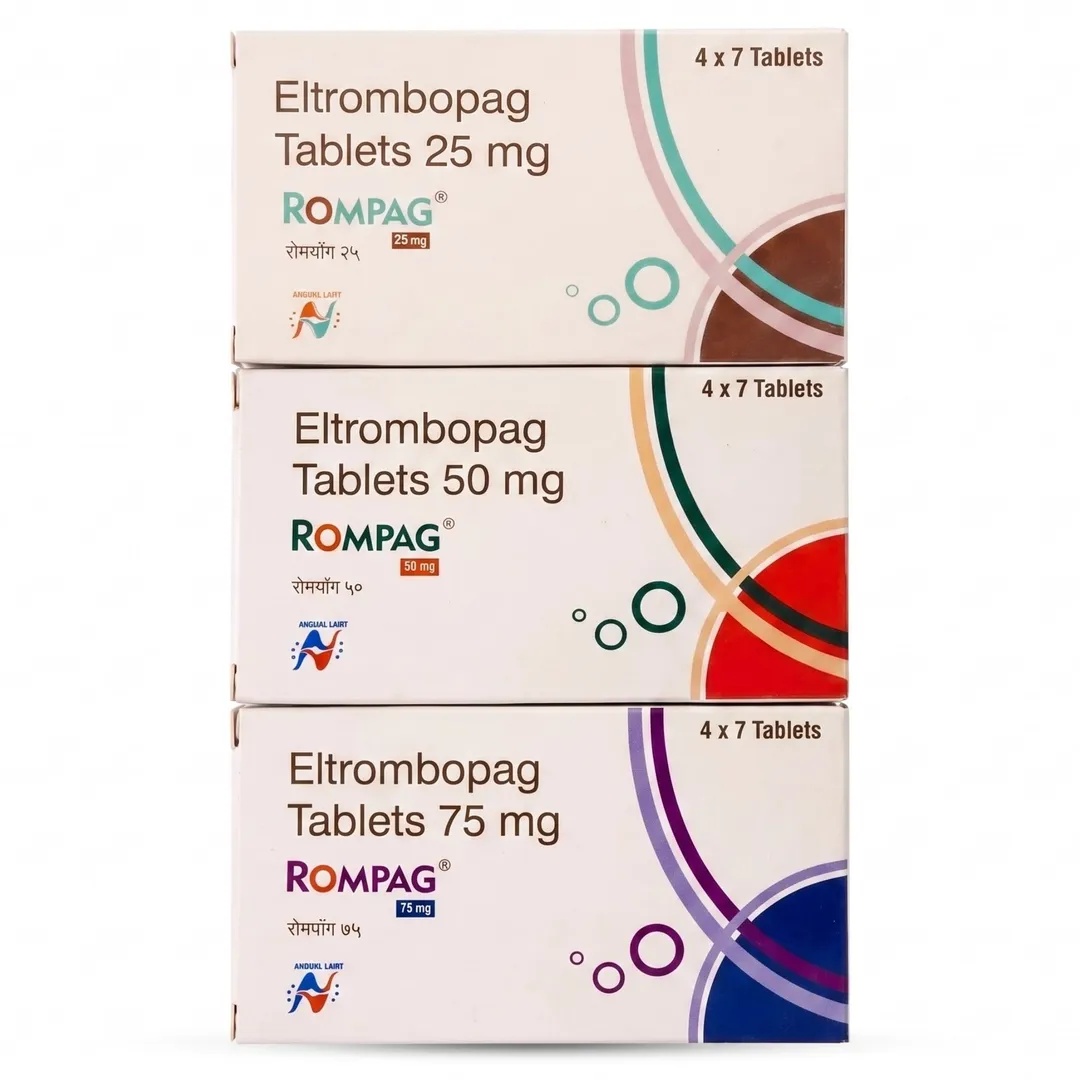 Eltrombopag 25mg/50mg Tablets Exporter from India to USA