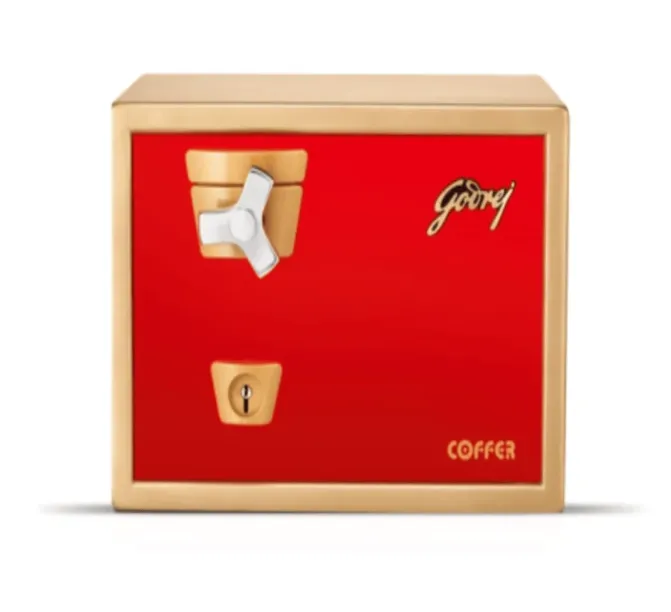 Godrej Premium Coffer V1 Red Home Locker image 1