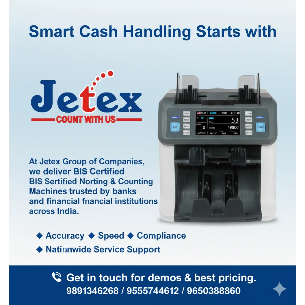 Jetex Group of Companies - Your trusted partner in cash management solutions, Delhi