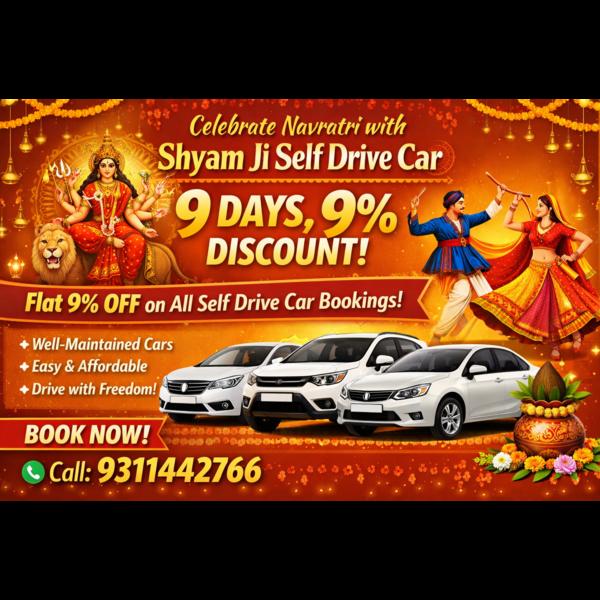 navratri self drive car offer